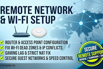 configure your home router, access point, and fix network issues