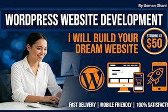 build a professional custom wordpress website for business
