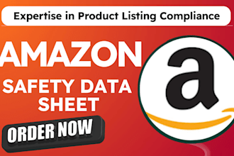 create amazon safety data sheet for hazmat compliance approval