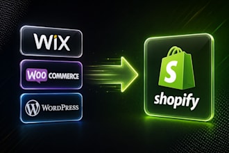 convert, move or migrate wordpress website to shopify, wordpress to shopify
