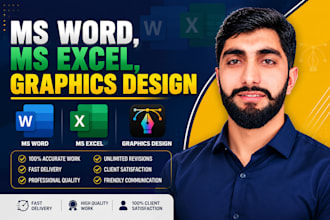do professional office work, graphics design, flyer design