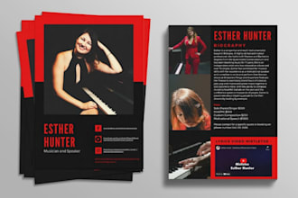 design artist epk, dj press kit, speaker sheet epk, music epk distribution flyer