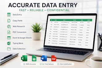 do reliable data entry and admin support