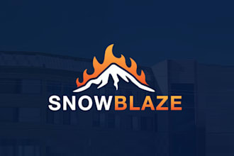 make amazing classic logo for snow blaze condominiums