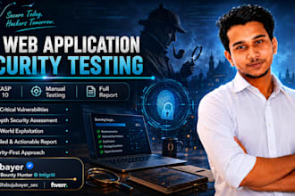 do manual and automate web application security testing