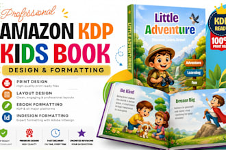 format kids activity book KDP coloring pages formatting kid picture book design