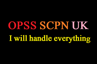 handle your opss and scpn for UK
