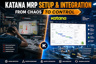setup katana mrp manufacturing software inventory and shopify integration
