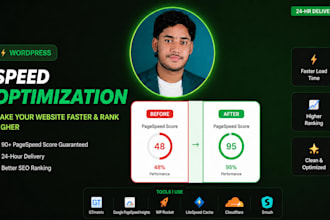 optimize wordpress speed using wp rocket, litespeed cache and cloudflare