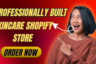 do skincare shopify store beauty website cosmetics store spa website skin care