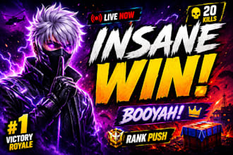 create esports and streamer gaming thumbnails