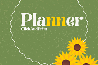 create a printable weekly planner PDF in canva