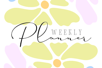 create a printable weekly planner PDF in canva