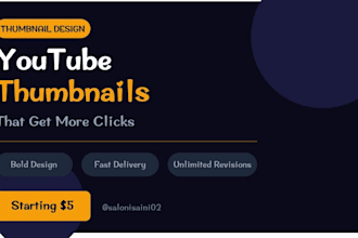 design eye catching youtube thumbnails that get more clicks