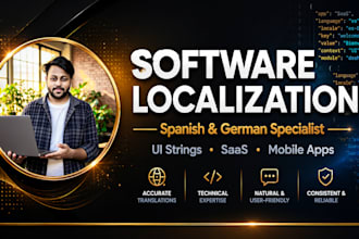 localize your software, app, or UI strings for spanish and german markets