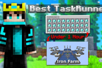 make farms and complete tasks for you in minecraft
