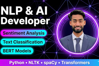 build nlp and sentiment analysis models in python