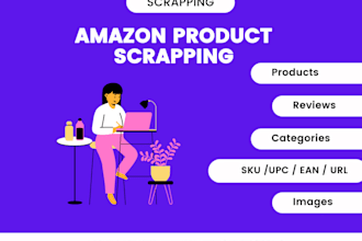 scrape amazon, walmart, ebay, yellow pages for data and price monitoring
