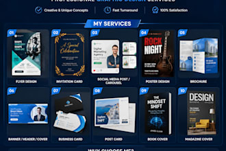 design flyer, greeting card or product flyer in 12 hours