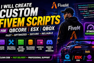 create custom fivem scripts for qbcore esx qbox