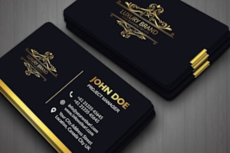 create a modern business card design