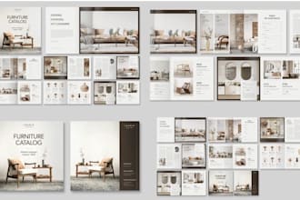 design a print ready product catalog, brochure, lookbook, press optimized PDF