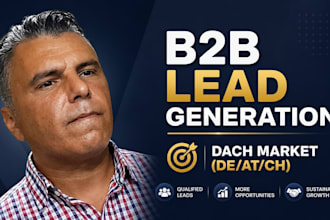 do b2b linkedin lead generation for the german dach market