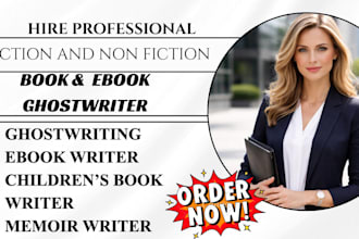 be your ebook ghostwriter for christian, romance, fiction and nonfiction books