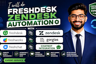 do freshdesk zendesk freshworks automation gorgias freshchat chatbot integration