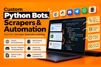 build custom web scrapers and automation bots