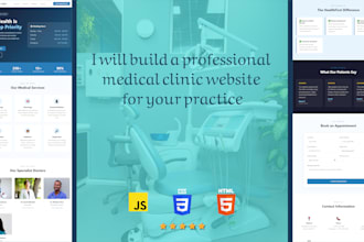 build a professional medical clinic website for your practice