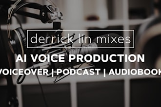 produce studio quality ai voiceover for podcast, audiobook, meditation