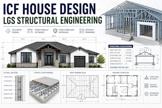 do icf house design and lgs structural engineering