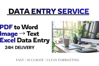 data entry, translation, handwritten notes typing