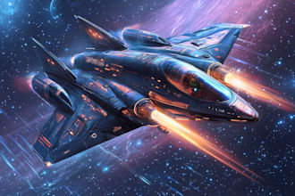 draw high quality spaceship concept