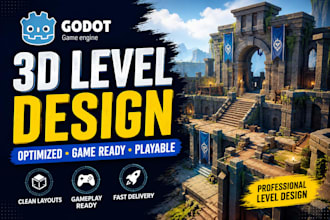 create 3d game levels and environments in godot 4