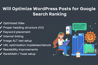 optimize wordpress posts for google search ranking