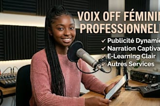 record a clear and expressive voice over in french