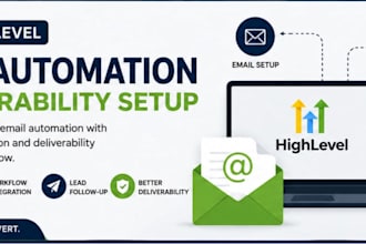 setup gohighlevel email automation and email deliverability