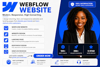 develop webflow, webflow website, fix webflow bugs, landing page webflow website