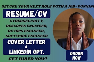 write ats devops, cloud, ai, cybersecurity, software engineer resume