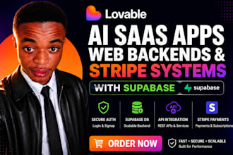 build ai saas apps with supabase backend, apis, oauth and stripe integration