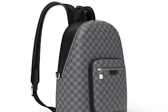 design realistic 3d bag backpack 3d mockups and product renders