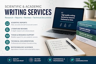 provide professional academic and technical writing