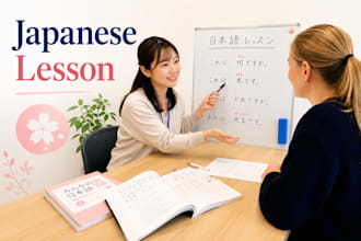 be your professional japanese tutor with 10 years of US military base experience