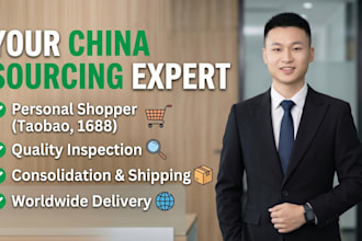 be your reliable china sourcing agent and personal shopper