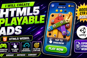 create HTML5 playable ads
