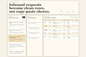 turn gmail emails into a clean google sheet intake tracker