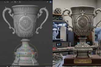 design custom 3d trophy and award models for 3d printing  stl, 3mf