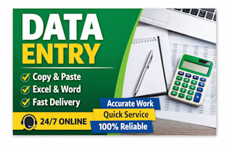 do data entry and typing work
